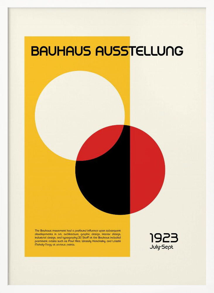 Bauhaus Ausstellung Poster